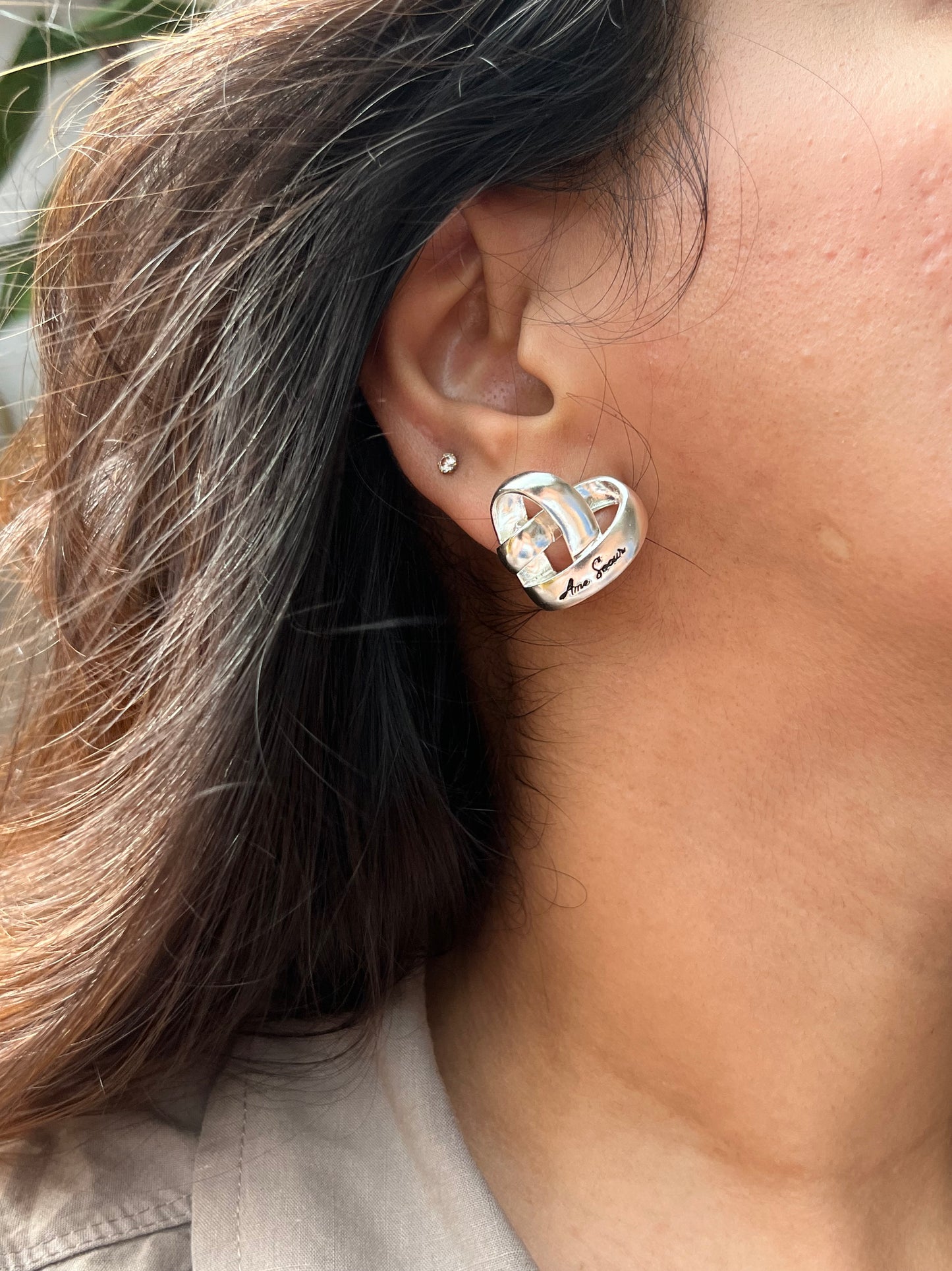 Âme Soeur Mini Heart Earrings