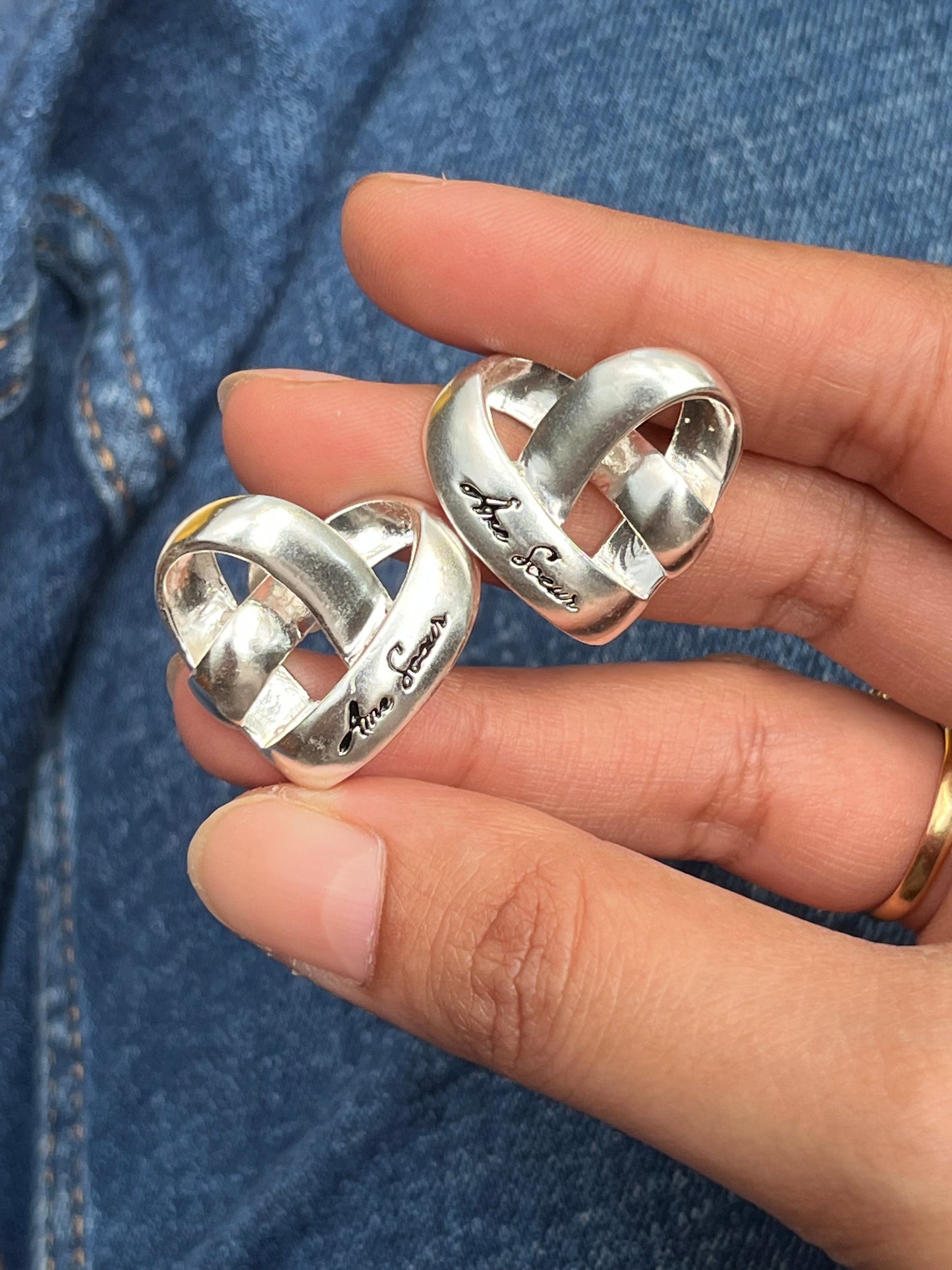 Âme Soeur Mini Heart Earrings