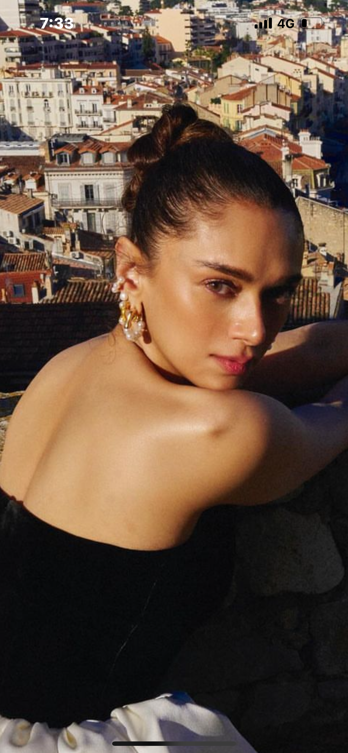 Aditi Rao Hydari In Our Perla Hoop Earrings