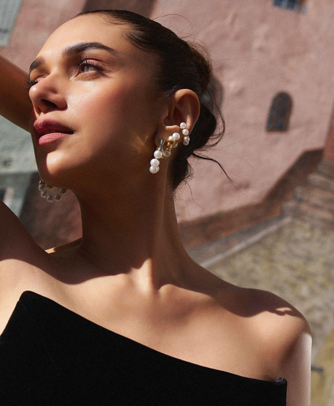 Aditi Rao Hydari In Our Perla Hoop Earrings