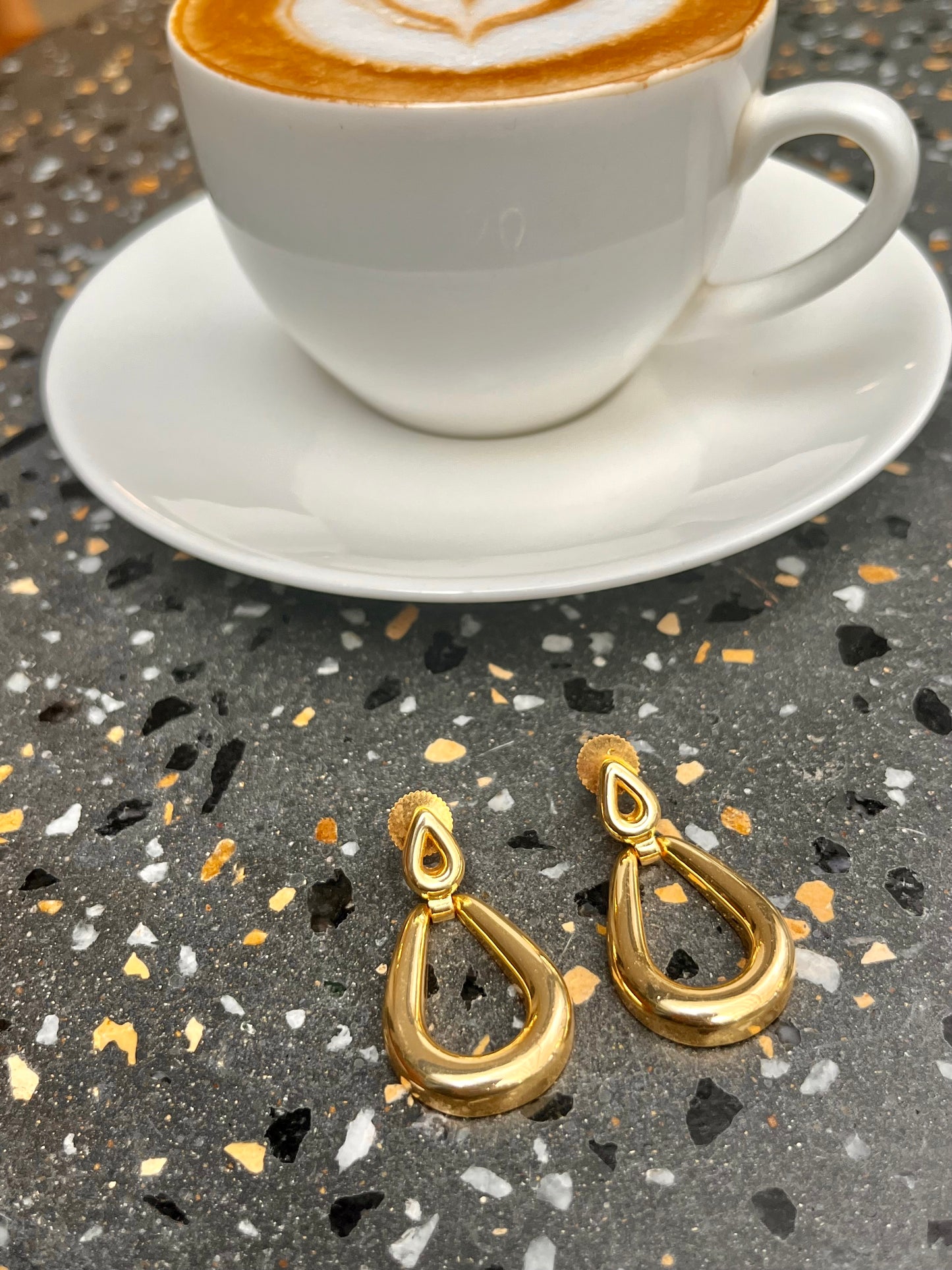 Gold Drop Earrings