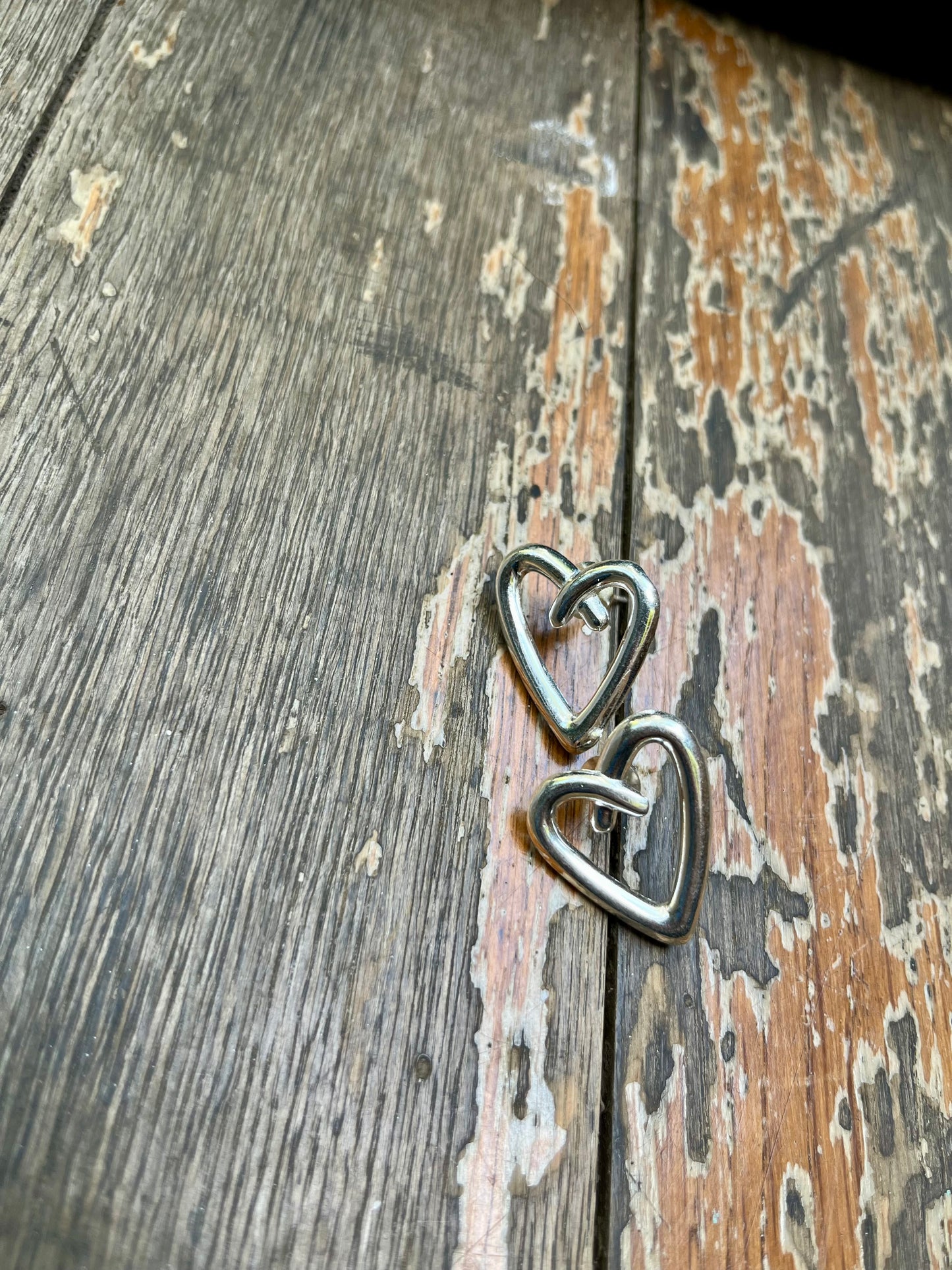 Open Heart Earrings