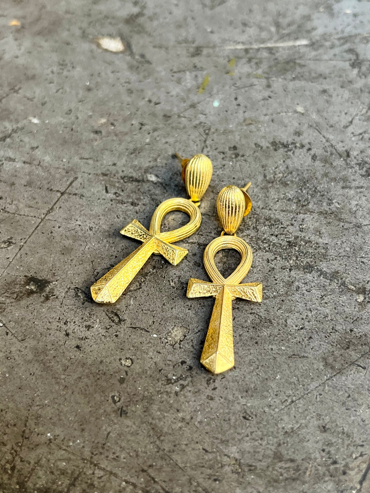 Ankh Earrings