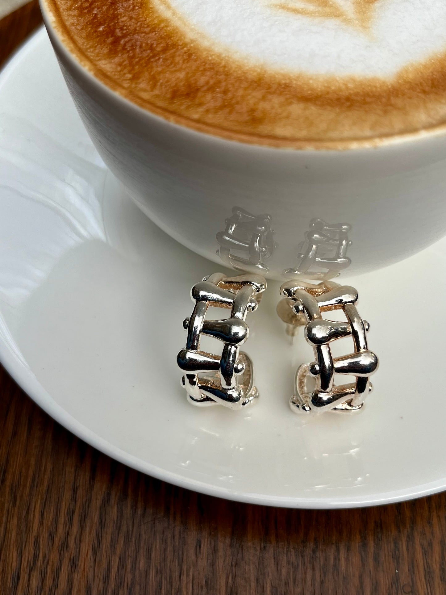 Ladder Hoop Earrings