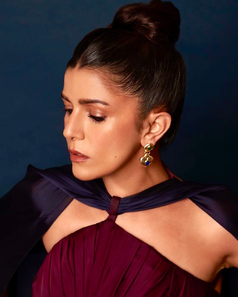 Nimrat Kaur In Our Queen Of Hearts Earrings