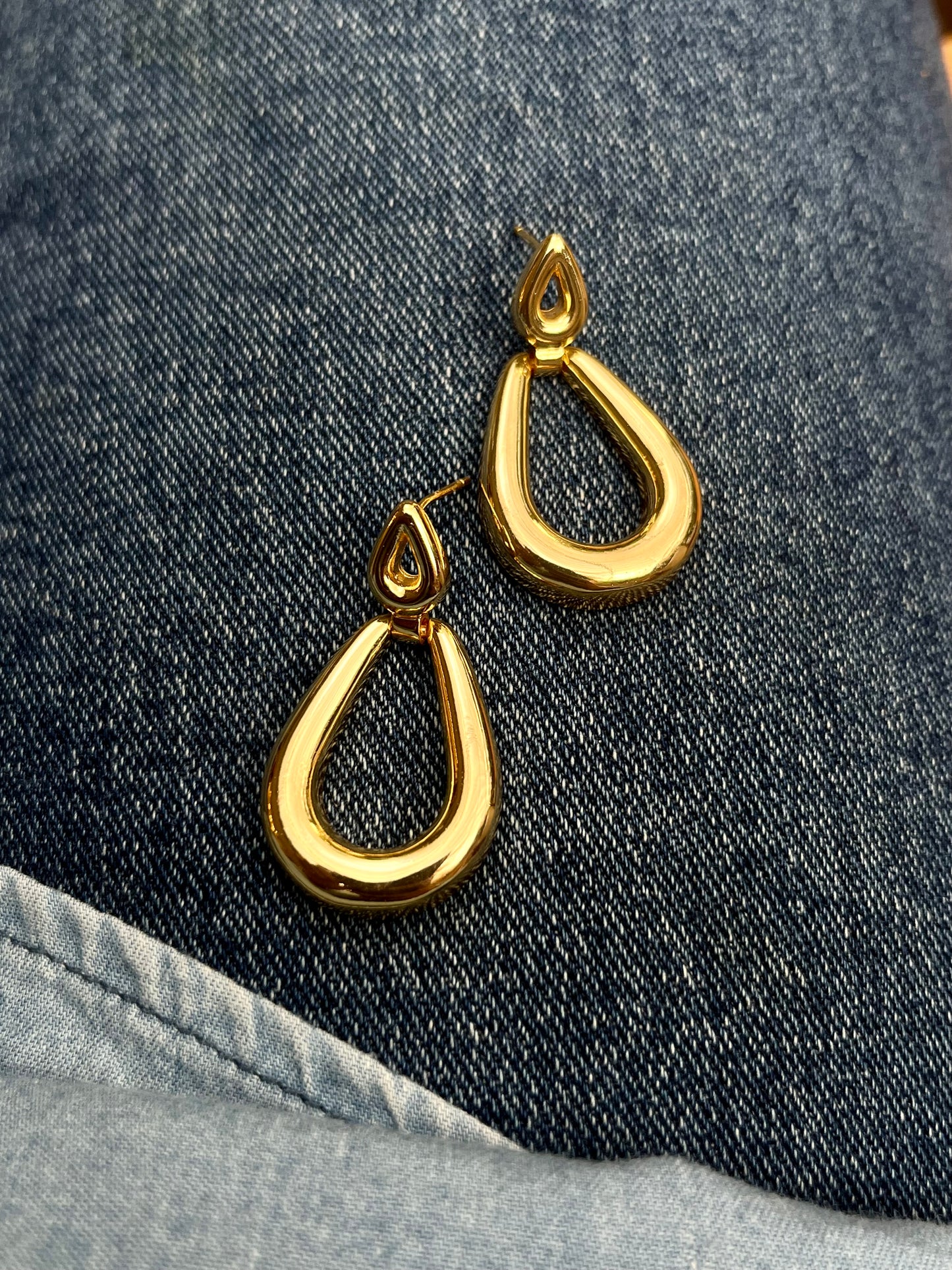 Gold Drop Earrings